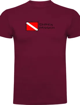 Maglietta A Maniche Corte Diving Passion - Kruskis - FashionsVida