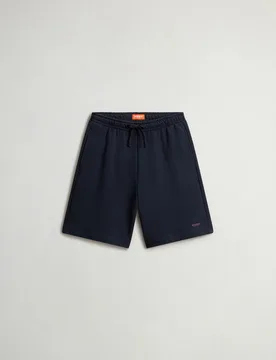 Shorts logo basket bambino blue - Woolrich - FashionsVida