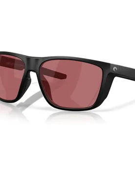 Ferg Xl Polarized Sunglasses Matte Black Rose 580G/CAT3 Men - Costa - FashionsVida