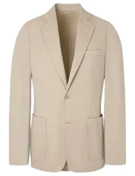 Blazer Straight Casual Beige 48 - Silbon - FashionsVida