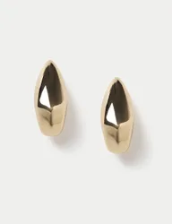 WW Large Dome Earrings Gold female