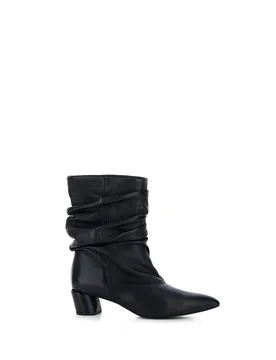 POEVE Stivaletti in pelle NERO 41 - POEVE - FashionsVida