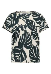 TOS AOP Print Mix T-Shirt female