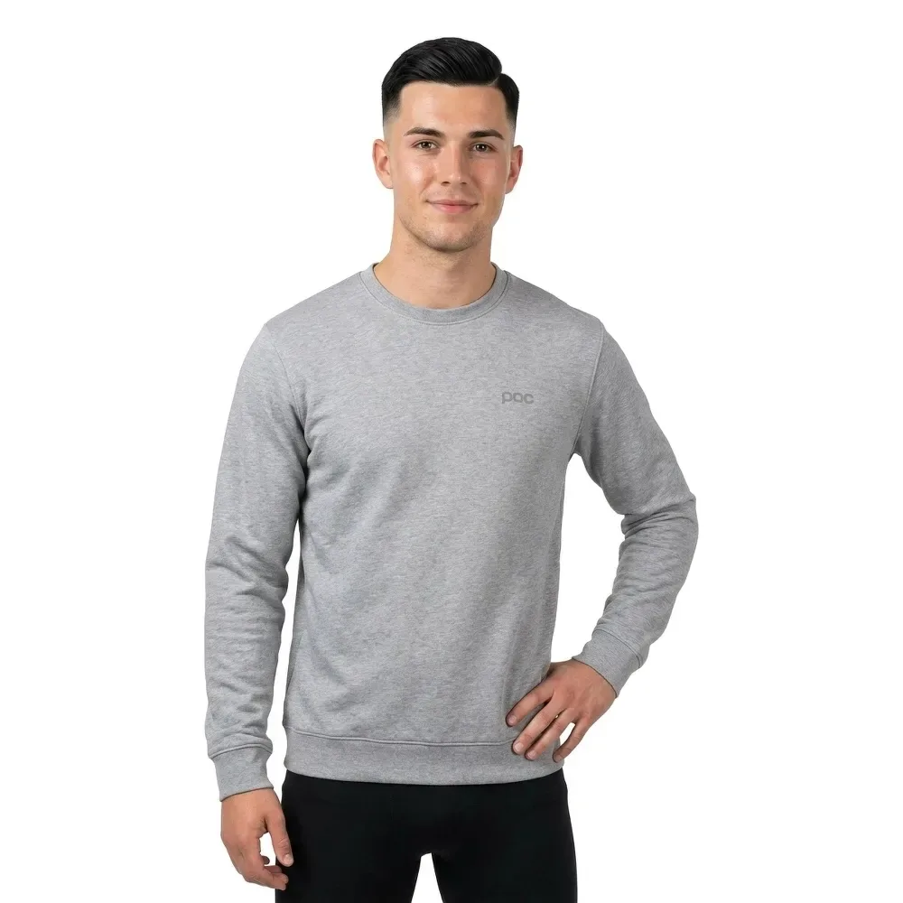 Poc Felpa Crew Grey Melange - Poc - FashionsVida