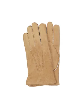 Guanti in pelle marrone chiaro 9,5 - Tr-Handschuhe - FashionsVida