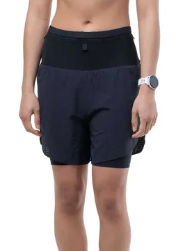 Pantaloni Corti Tech All-terrain 5´´ Twin Black 38 - Ronhill - FashionsVida