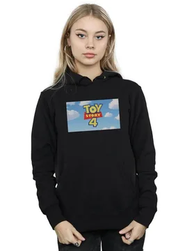 Women's Toy Story 4 Cloud Logo Hoodie in Black Size: XL - Black - Size: XL - Disney - FashionsVida