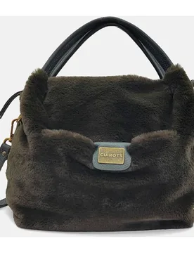Bolso de mano pequeño Grosseto con pelito - CUIROTS - FashionsVida