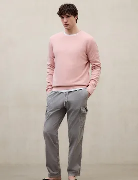 Pantalón cargo de hombre de tiro medio en algodón - Ecoalf - FashionsVida