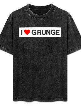 Eddie vedder i love grunge T-Shirt Casual Loose Fit Short Sleeve T-Shirt - Aliexpress - FashionsVida