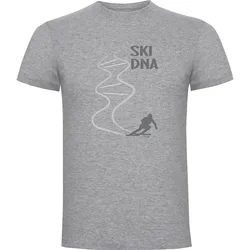 T-shirt à Manches Courtes Ski Dna Heather Grey L
