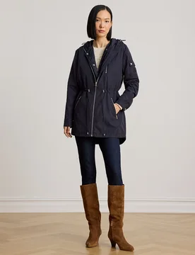 Parka de mujer con capucha y cremallera completa - Lauren Ralph Lauren - FashionsVida