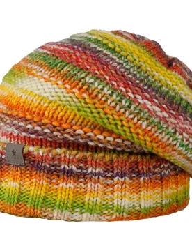 Bernardo Beanie with Cuff and Fleece by - green-mottled - Female - Size: One Size - Lierys - FashionsVida