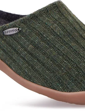 Benny Men's Extra Wide Slippers for Swollen Feet - Verde - Size: 10 XXW - Cosyfeet - FashionsVida