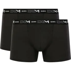 Pack de dos bóxers de punto de hombre de algodón elástico estilo básico color varios colores