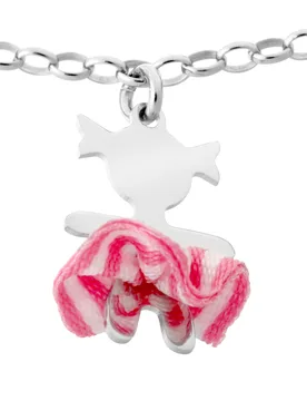 Childrens Unisex 'Cute' Child'S 925 Sterling Silver Bracelet - Za-7133 - One Size - Orphelia - FashionsVida