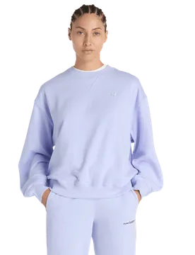 Terry Damen Sweatshirts - Lila - Größe S - Baumwoll-Jersey Purple S - New Balance - FashionsVida