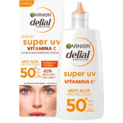 Crema Fluida Diaria Anti-Manchas Oscuras Super UV Vitamina C 40 ml