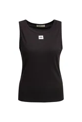 S FITTED METALLIC TANKTOP female