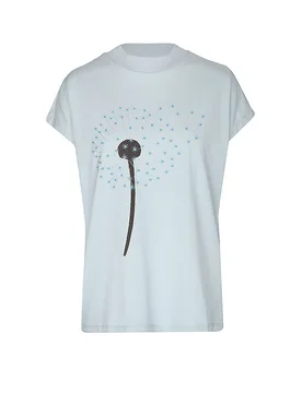 T-Shirt VOLTA bleu clair S - Thinking MU - FashionsVida