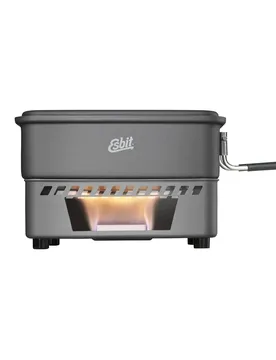 Trockenbrennstoff Kochset 1.1 L Aluminium hartanodisiert Default Title adult - Esbit - FashionsVida