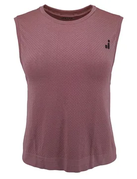 T-shirt Sans Manches Mia Croptop Bordeaux L - Joluvi - FashionsVida