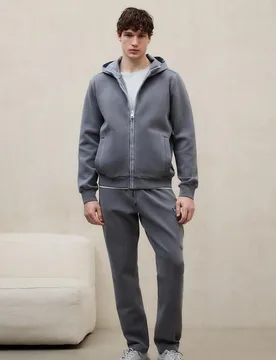 Sudadera con cremallera de hombre con capucha tejida - Ecoalf - FashionsVida