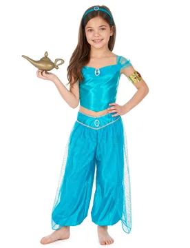 Orientalische Prinzessin Mädchenkostüm Faschingskostüm blau - KARNEVAL-MEGASTORE - FashionsVida
