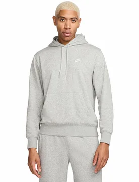 Sudadera con capucha para hombre NK Club French Terry gris XL - Nike - FashionsVida
