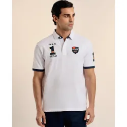 Polo de piqué de hombre corte classic manga corta