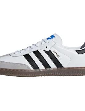 Originals Samba OG Sneaker Ftwr White / Core Black / Clear Granite 38 Unisex - Adidas - FashionsVida
