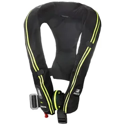 Compact 100 Auto Harness Inflatable Life Jacket Black 30-110 kg unisex