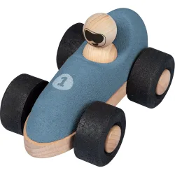 Coche de carreras E-cork azul