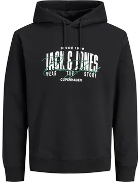 Jack & Jones - Sudadera de hombre con capucha y print frontal - jack & jones - FashionsVida