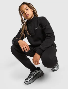 Rocco 1/4-Zip Sweatshirt Kinder, Schwarz - unisex - Size: 10-12Y - McKenzie - FashionsVida