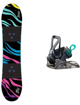 Snowboard Snowboard Set Mini Grom 2024 aus Wolle schwarz - Burton - FashionsVida