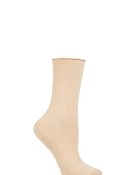Women's 1 Pair Active Breeze Socks Cream 2.5-5 Ladies - Cream - Size: Small - Falke - FashionsVida