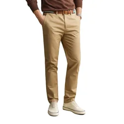 Pantaloni Chino Smart Slim Fit Dark Khaki 30