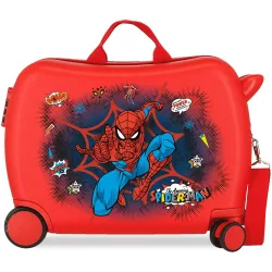 Maleta de cabina de niño Spiderman Pop rígida con capacidad de 34L