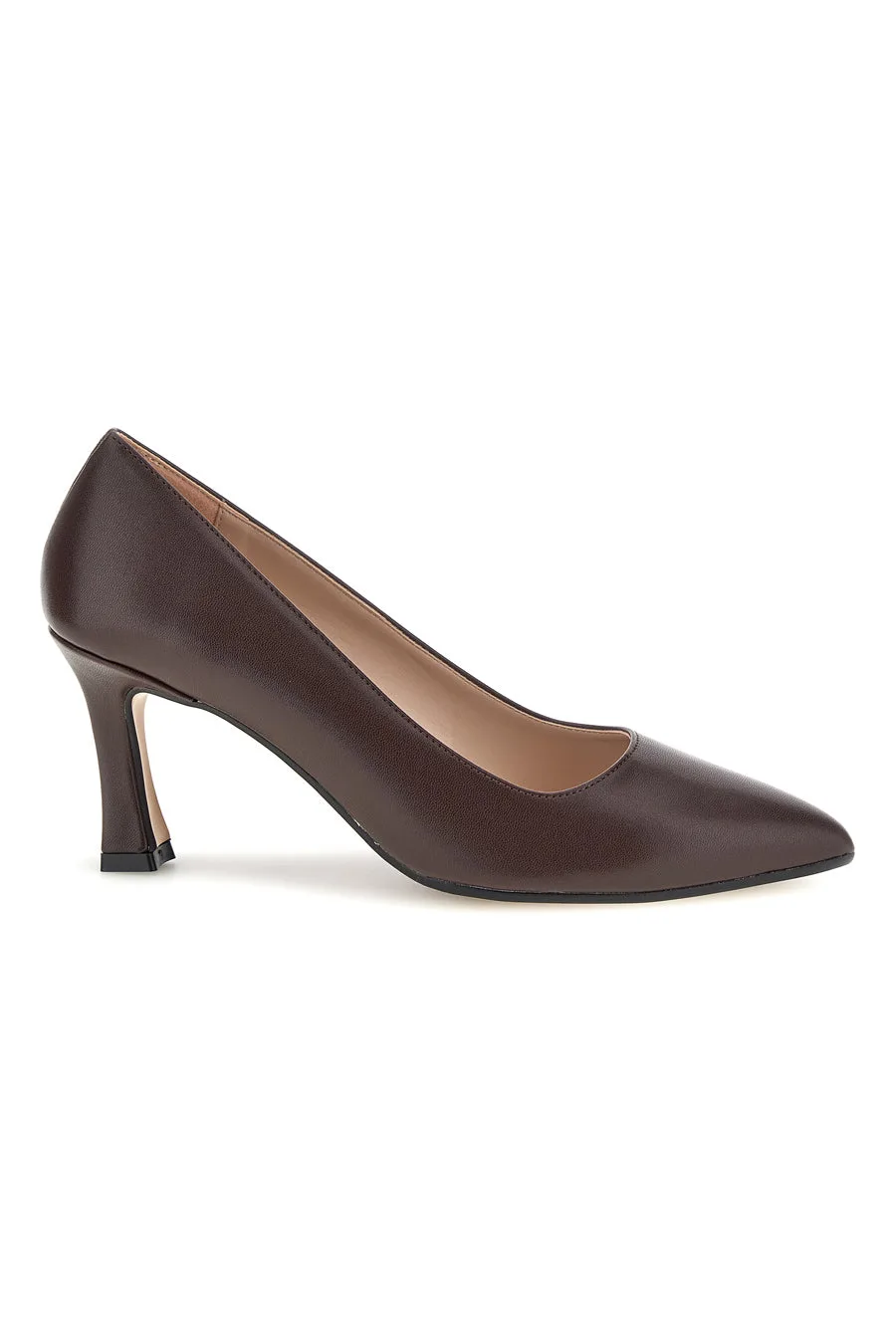 Décolleté marroni a punta con tacco medio 3702 38 - PITTARELLO VERA - FashionsVida