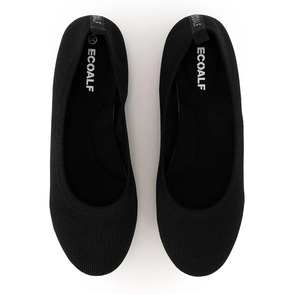 Bailarinas planas de mujer con goma y puntera redonda - Ecoalf - FashionsVida