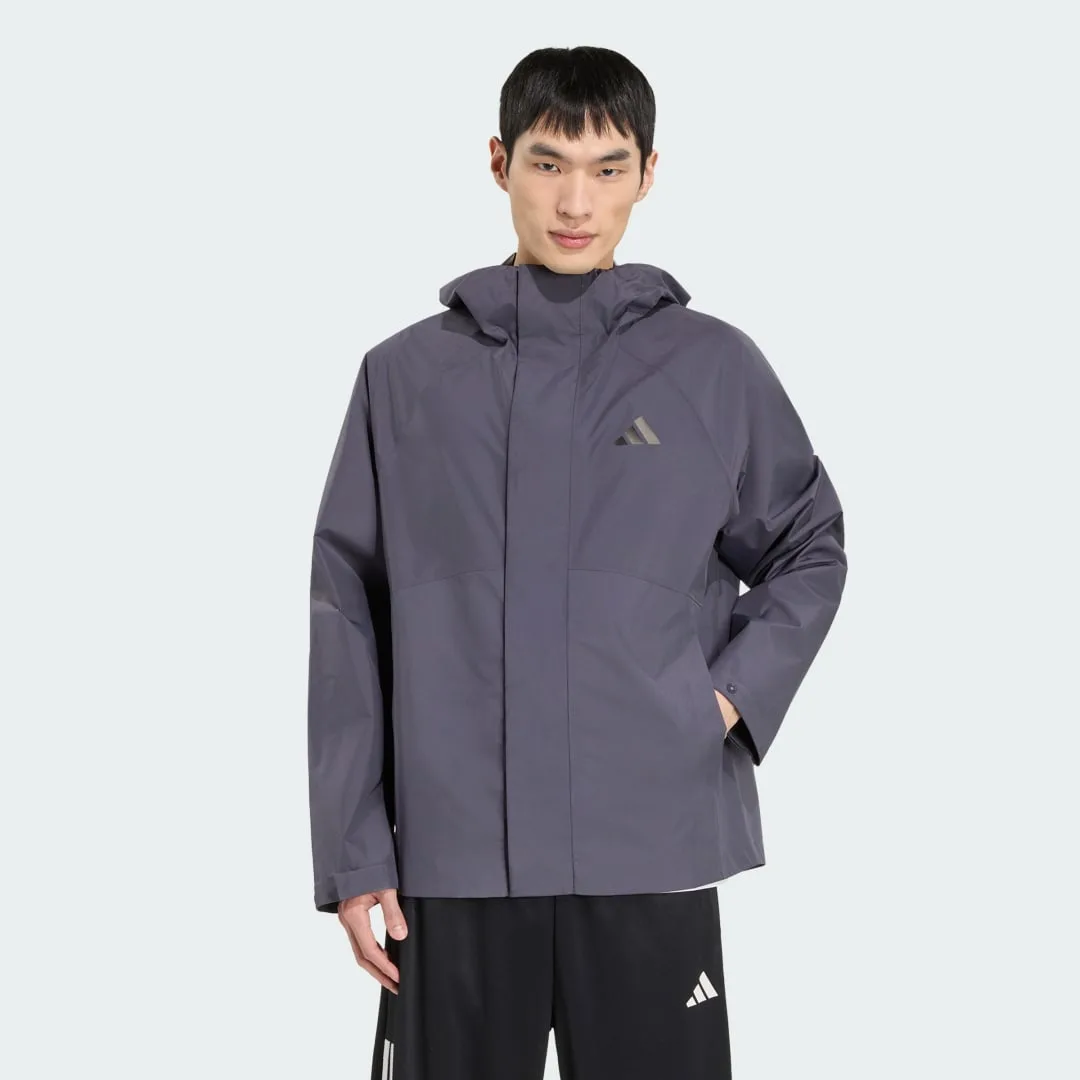 GIACCA ESSENTIALS RAIN 2XL Aurora Onix - Adidas - FashionsVida
