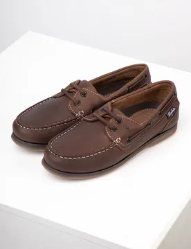 Cayton III Womens Leather Deck Shoes - - Size: 3 - Rydale - FashionsVida