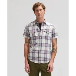 Camisa de hombre de manga corta de corte regular