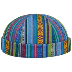 Fresh Stripes Docker Hat by - blue - Size: XL (60-61 cm)