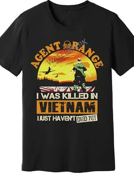 Agent Orange Vietnam Graphic design-100% cotton summer O-neck short sleeve casual printed men's T-shirt - Aliexpress - FashionsVida