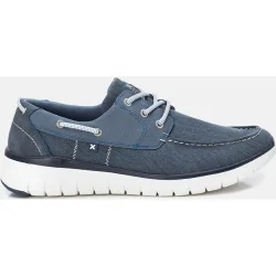 Náuticos de hombre con cordones y suela de goma