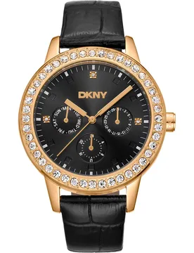 Montre Parsons Multi Glitz 40 Mm Black / Black / Mineral One Size - DKNY - FashionsVida