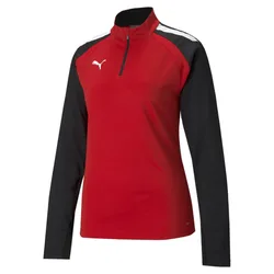 Training top 1/4 zip Frau Team Liga - Rouge - female - Size: 2XS