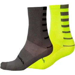 Stripe coolmax 2 pack calcetines ciclismo (L-XL)